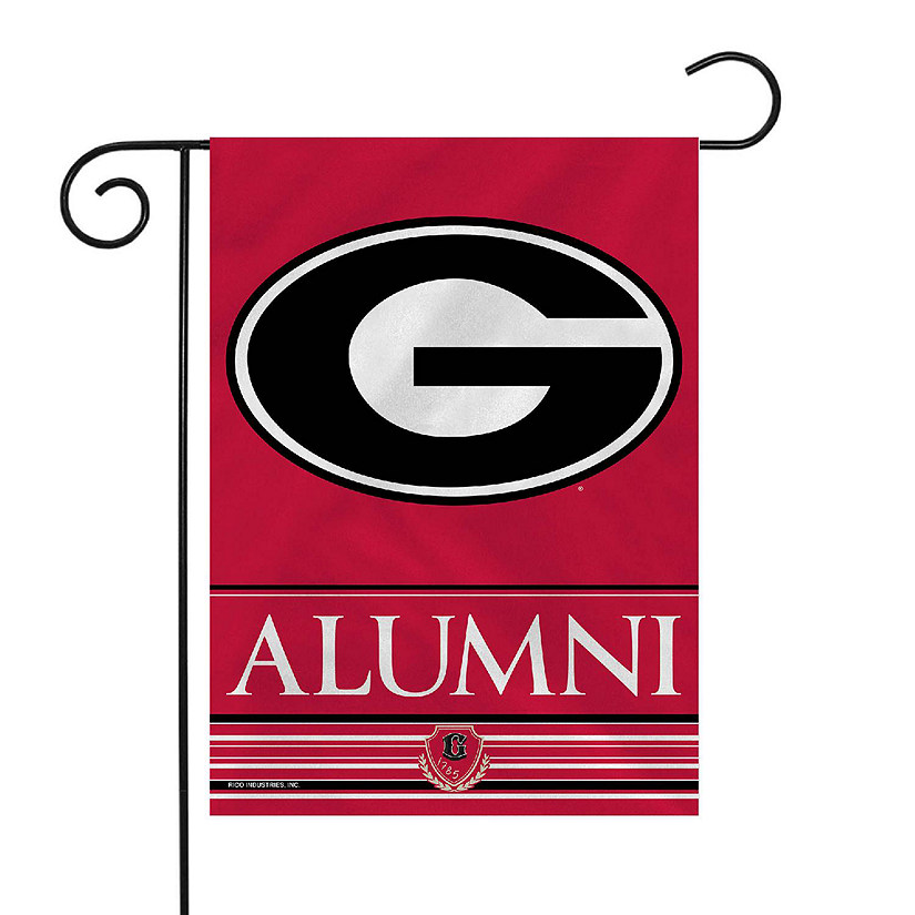 Rico Industries NCAA  Georgia Bulldogs Alumni 13" x 18" Double Sided Garden Flag Image