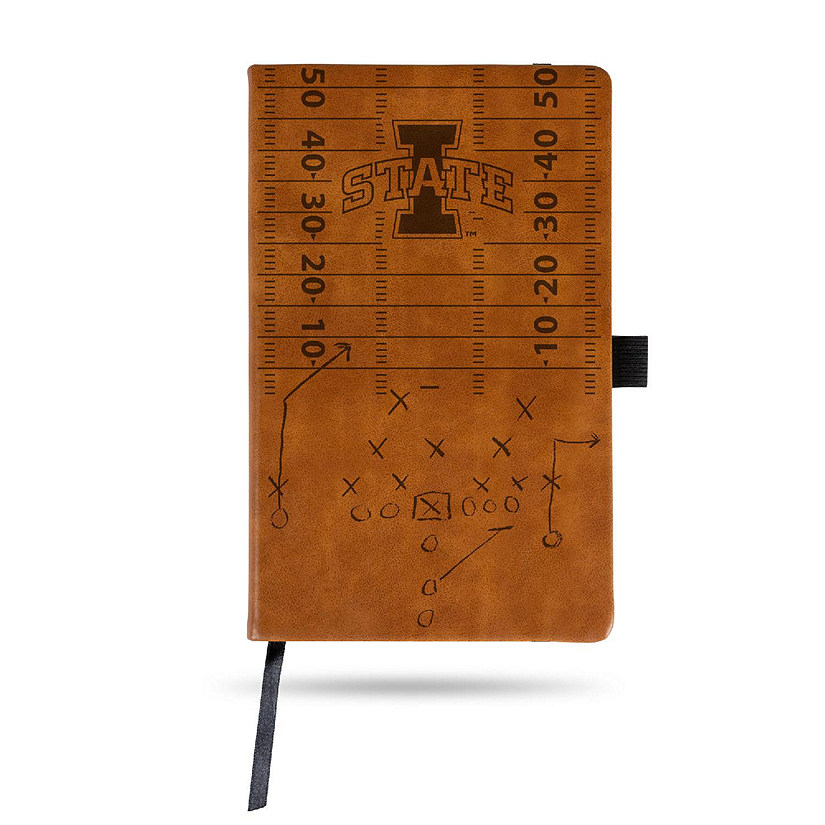 Rico Industries NCAA  Iowa State Cyclones Brown Journal/Notepad 8.25" x 5.25"- Office Accessory Image