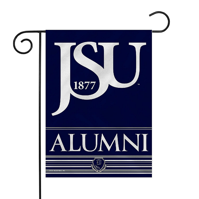 Rico Industries NCAA  Jackson State Tigers - JSU Alumni 13" x 18" Double Sided Garden Flag Image