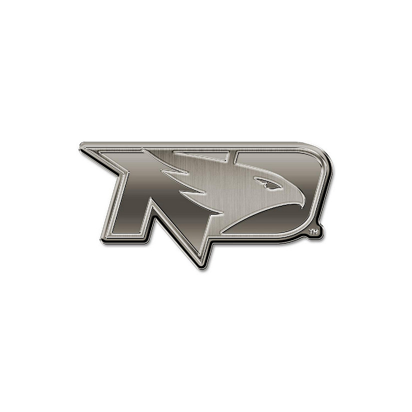 Rico Industries NCAA  North Dakota Fighting Hawks Standard Antique Nickel Auto Emblem for Car/Truck/SUV Image
