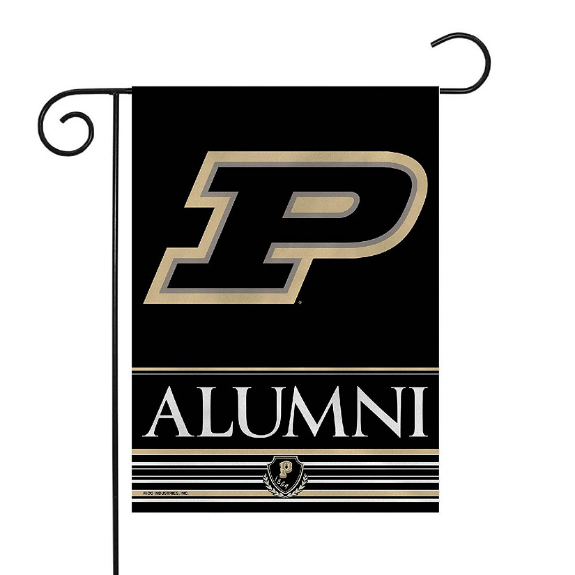 Rico Industries NCAA  Purdue Boilermakers Alumni 13" x 18" Double Sided Garden Flag Image