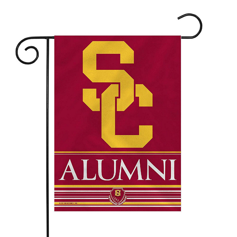 Rico Industries NCAA  Southern California Trojans - USC Alumni 13" x 18" Double Sided Garden Flag Image
