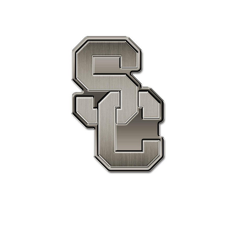 Rico Industries NCAA  Southern California Trojans - USC USC Antique Nickel Auto Emblem for Car/Truck/SUV Image
