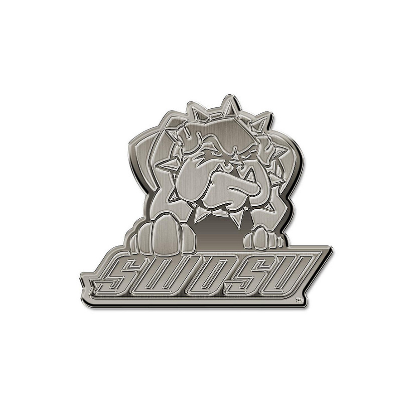 Rico Industries NCAA Southwestern Oklahoma State  Bulldogs Antique Nickel Auto Emblem for Car/Truck/SUV Image