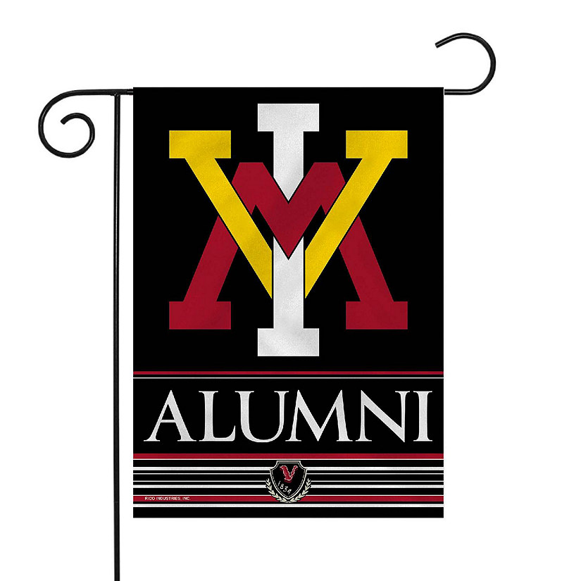 Rico Industries NCAA  Virginia Military Institute Keydets Alumni 13" x 18" Double Sided Garden Flag Image