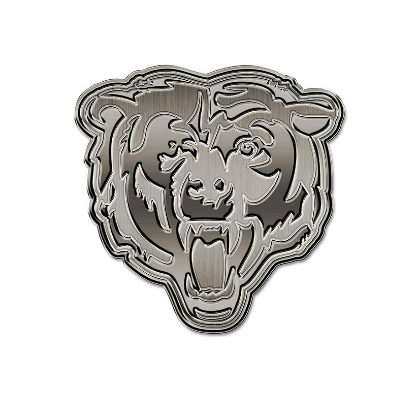 Rico Industries NFL Football Chicago Bears Standard Antique Nickel Auto Emblem for Car/Truck/SUV Image