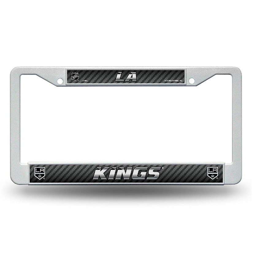 Rico Industries NHL Hockey Los Angeles Kings  12" x 6" Plastic Car Frame Image