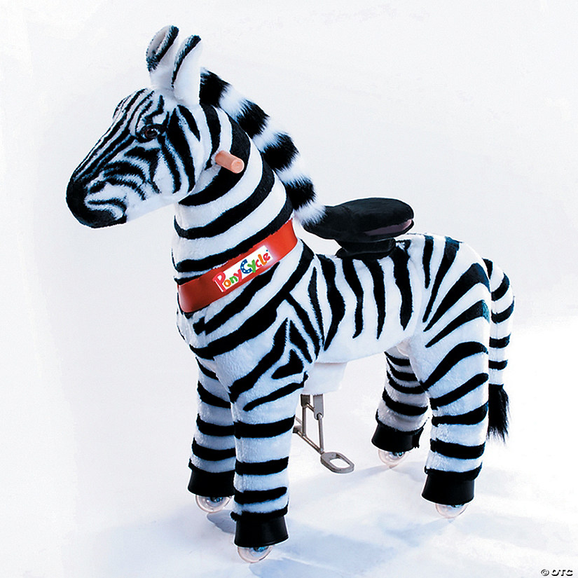 Ride-on Plush Zebra Image
