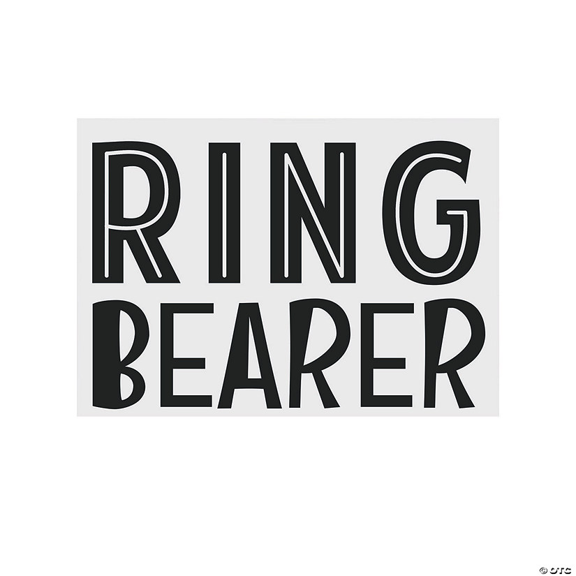 Ring Bearer Iron-On Image