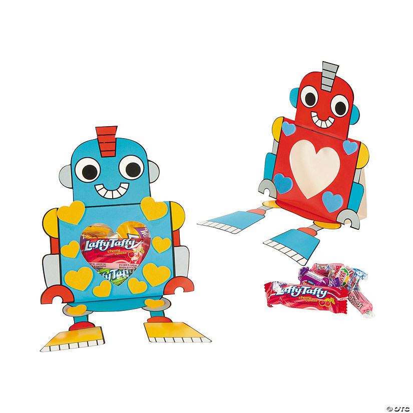 Robot Paper Valentines Craft Kit Image