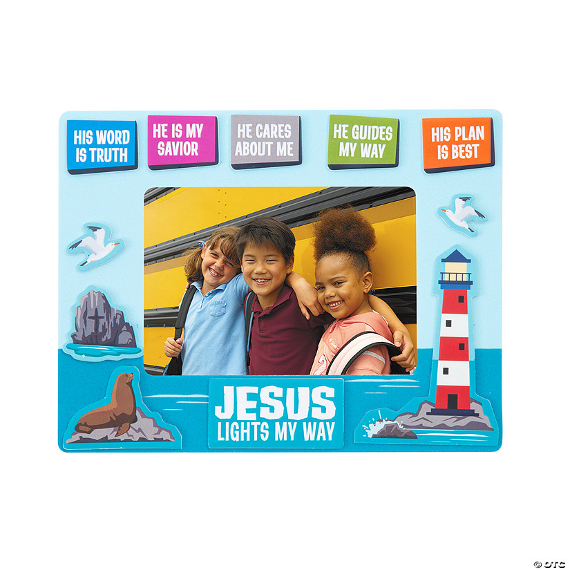Rocky Beach VBS Picture Frame Magnet Craft Kit - Makes 12 Image