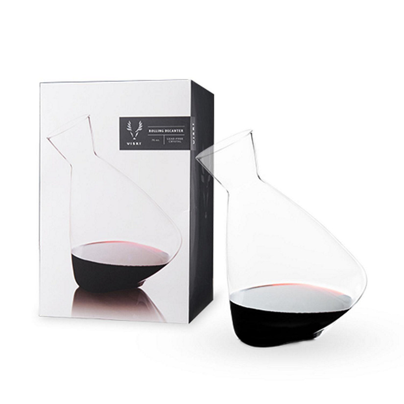 Rolling Crystal Wine Decanter Image