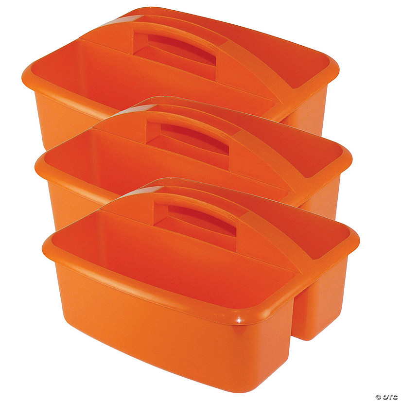 Romanoff Large Utility Caddy, Orange, Pack of 3 Image