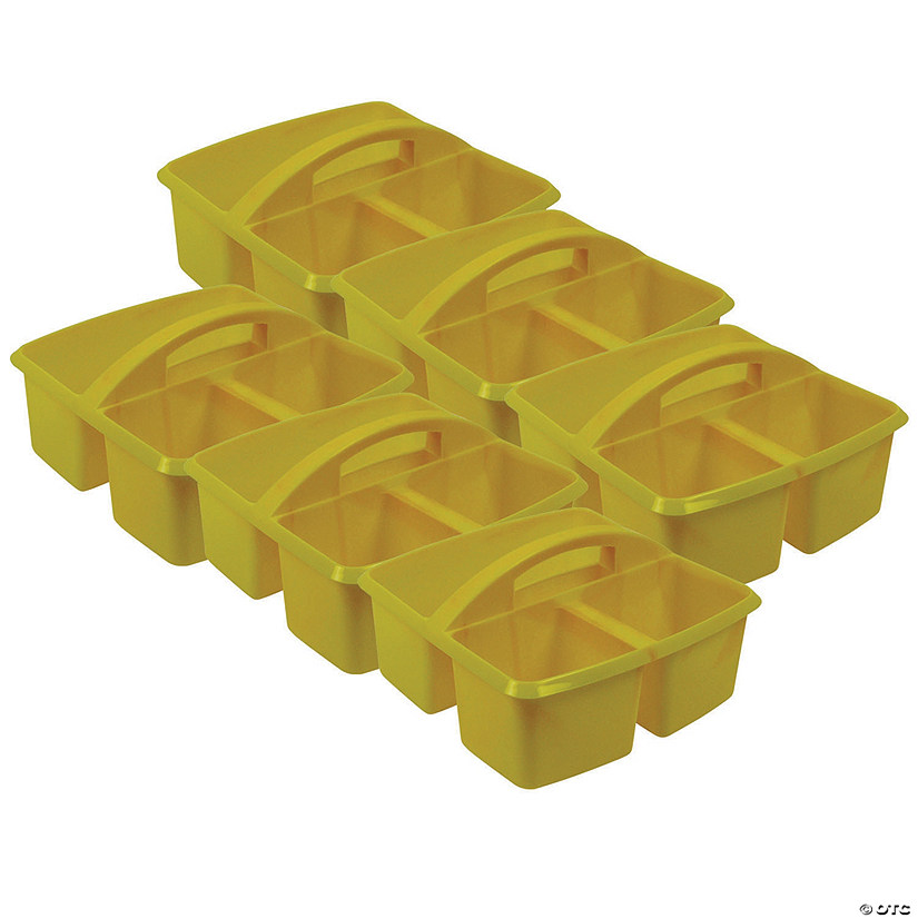 Romanoff Small Utility Caddy, Yellow, Pack of 6 Image
