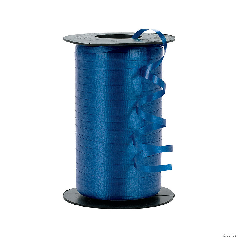 Royal Blue Curling Ribbon on Roll Image