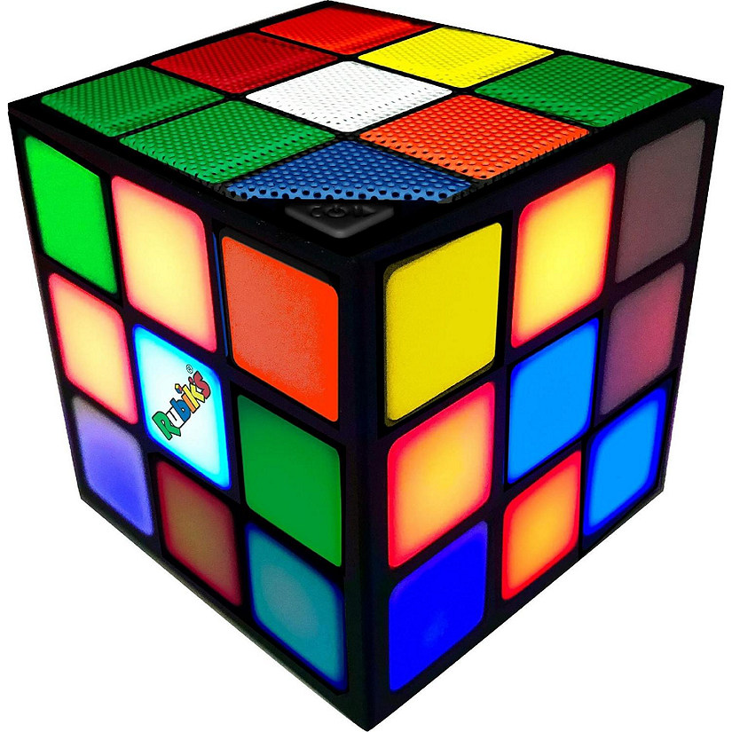 Rubik's Portable Light-Up Cube Speaker Image