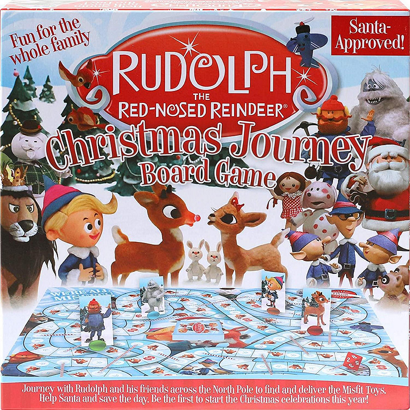 Rudolph The Red-nosed Reindeer Family Board Game Image