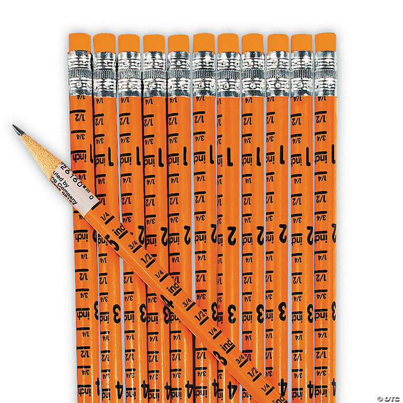Ruler Pencils - 24 Pc. Image