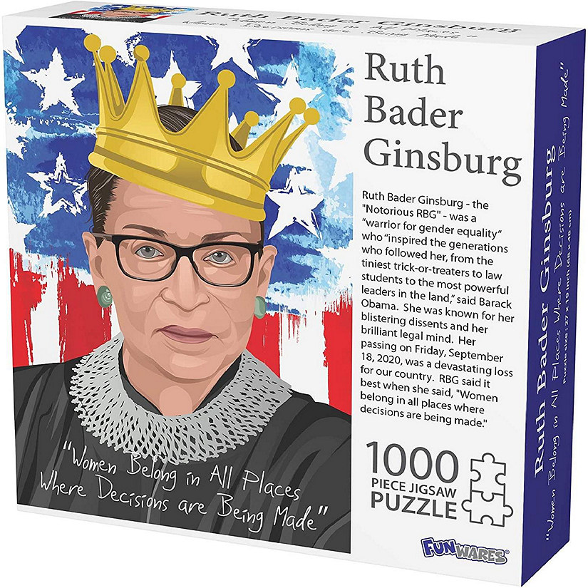 Ruth Bader Ginsburg 1000 Piece Jigsaw Puzzle Image