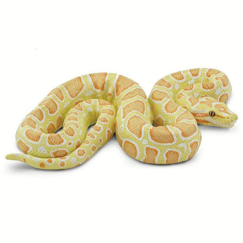 Safari Albino Burmese Python Toy Snake Image