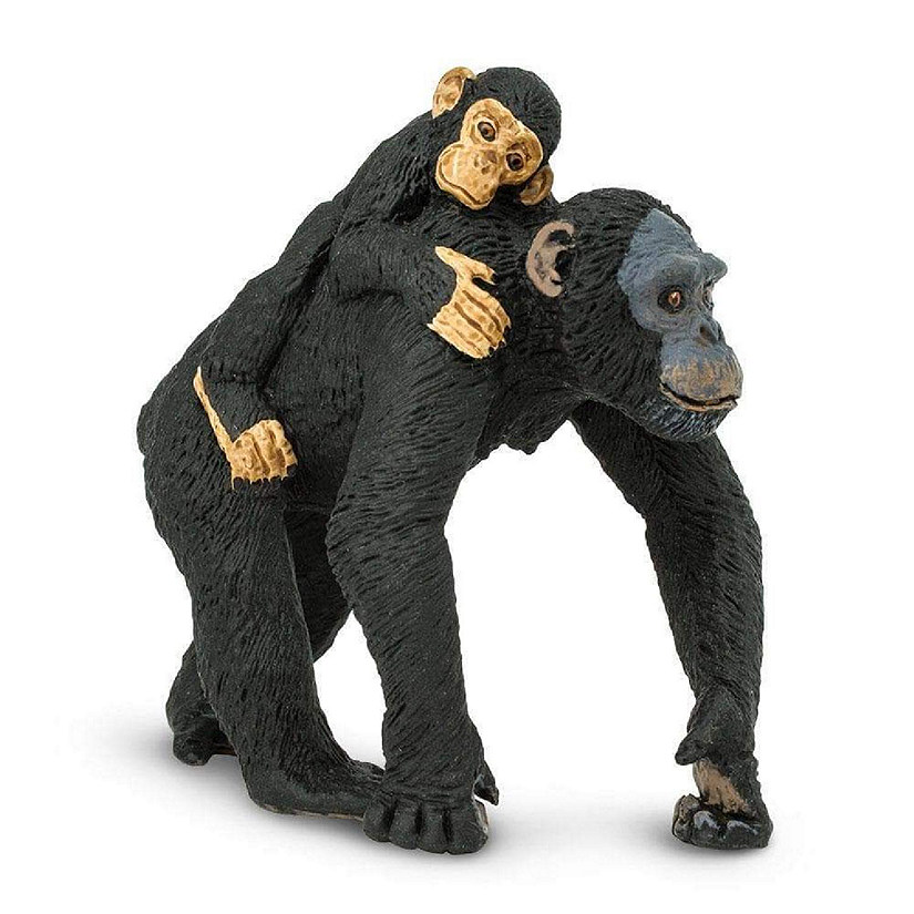 Safari Chimpanzee with Baby Toy Image