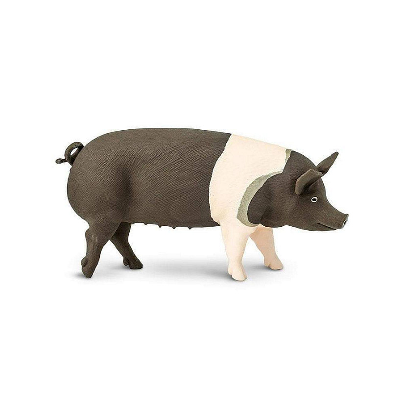 Safari Hampshire Pig Toy Image