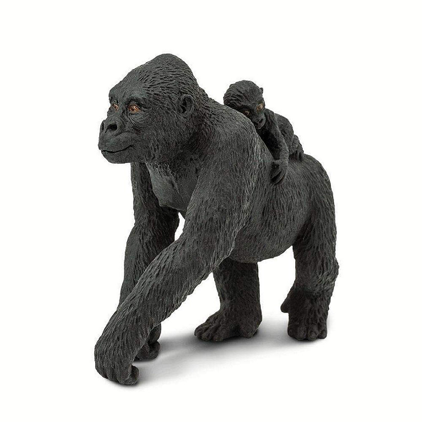 Safari Lowland Gorilla with Baby Toy Image