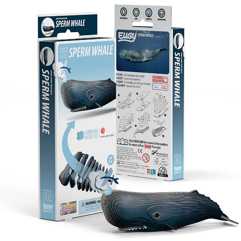 Safari Ltd EUGY Sperm Whale 3D Puzzle Image