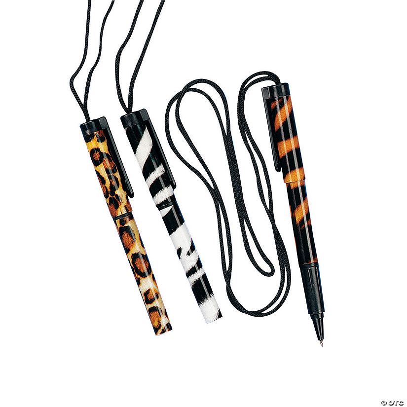 Safari Pens on A Rope - 12 Pc. Image