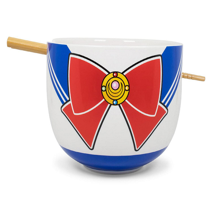 Sailor Moon Japanese Dinnerware Set  16-Ounce Ramen Bowl, Chopsticks Image