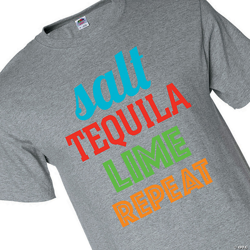 Salt, Tequila, Lime, Repeat Adult&#8217;s T-Shirt Image