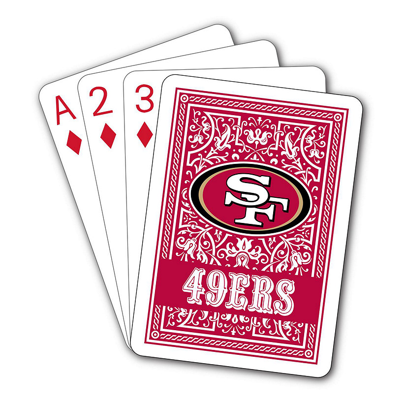 San Francisco 49ers NFL Team Playing Cards Image