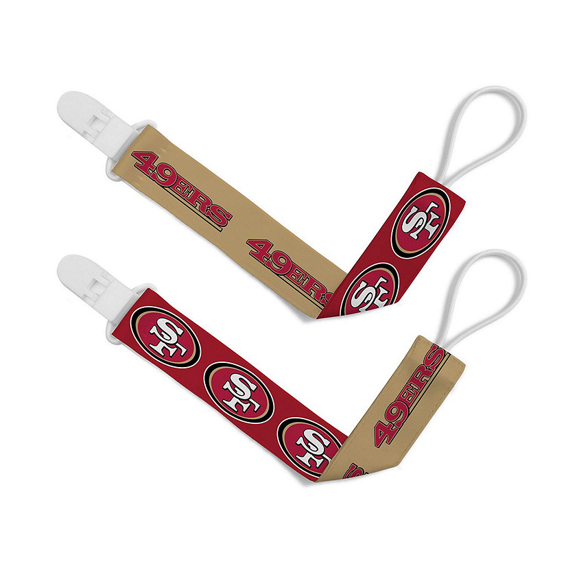 San Francisco 49ers - Pacifier Clip 2-Pack Image