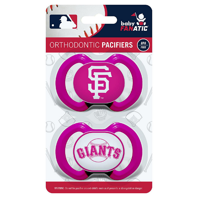 San Francisco Giants - Pink Pacifier 2-Pack Image