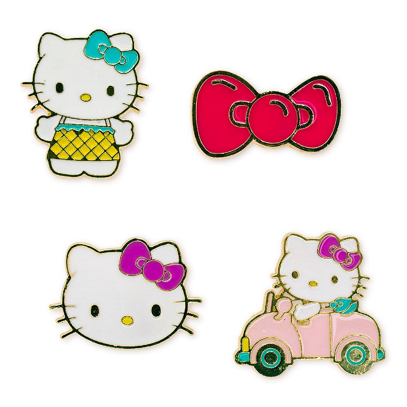 Sanrio Hello Kitty 4-Piece Enamel Pin Set Image