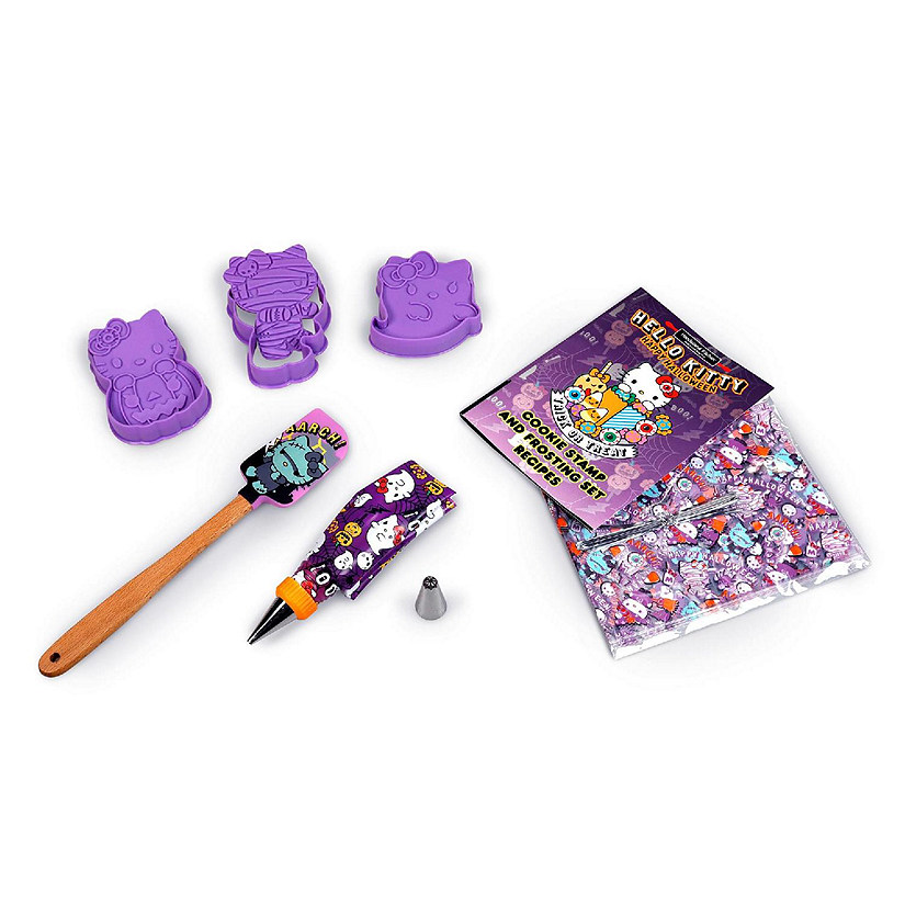 Sanrio Hello Kitty Halloween 50-Piece Cookie Stamp and Frosting Set Image