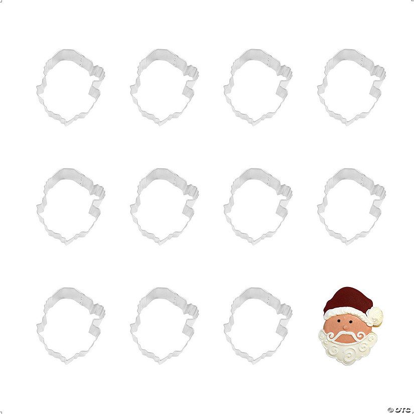 Santa Face 3.75" Cookie Cutters Image