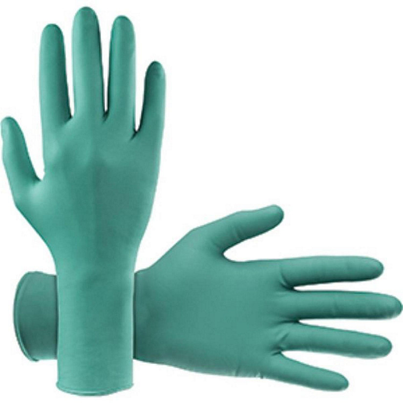 SAS Safety SAS-66591 Chemdefender Non-Latex Glove, Green - Small Image