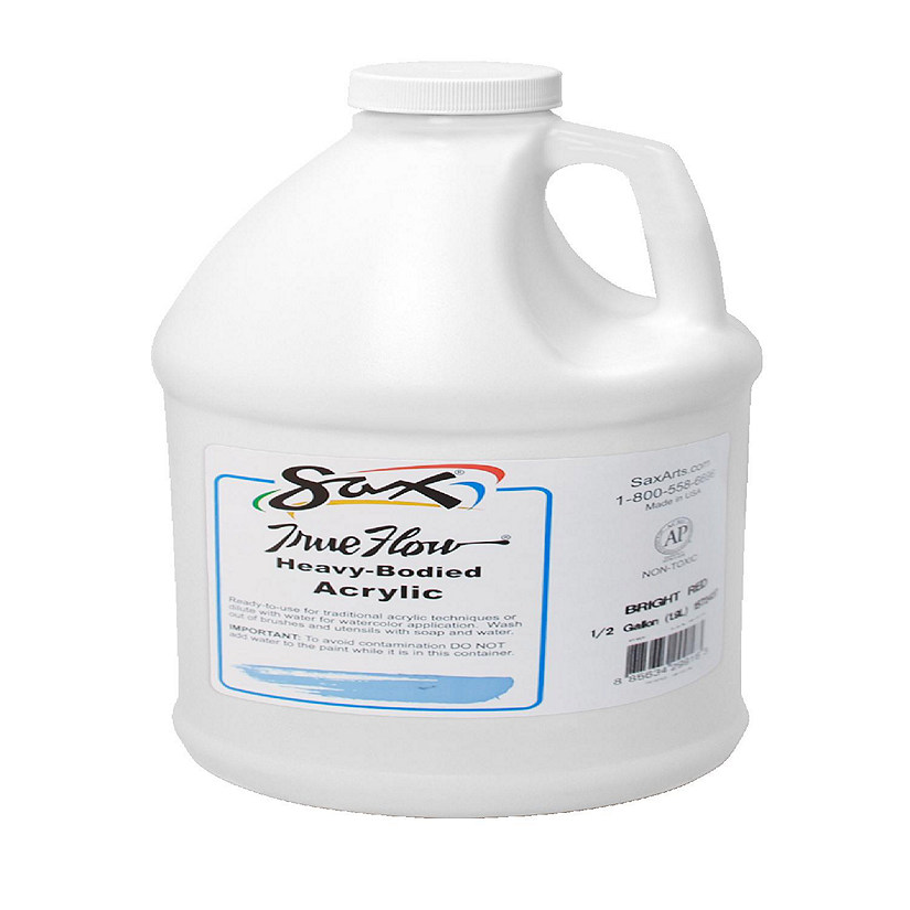 Sax Heavy Body Acrylic Paint, 1/2 Gallon, Blockout White Image
