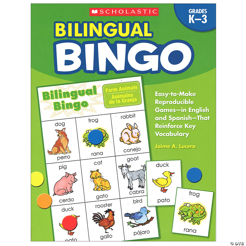 Scholastic Bilingual Bingo, Activity Book Image