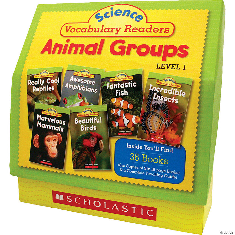 Scholastic Teaching Solutions Animal Groups Vocabulary Readers Image
