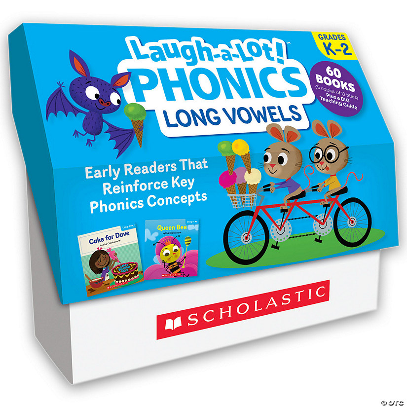 Scholastic Teaching Solutions Laugh-A-Lot Phonics: Long Vowels (Classroom Set) Image
