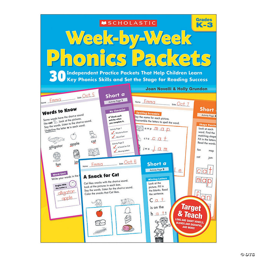 Scholastic Week-By-Week Phonics Packets Image