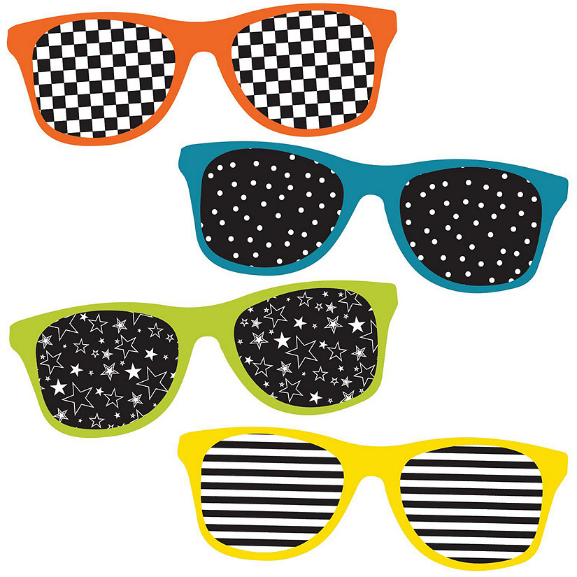 School Pop Sunglasses Mini Cutouts Image