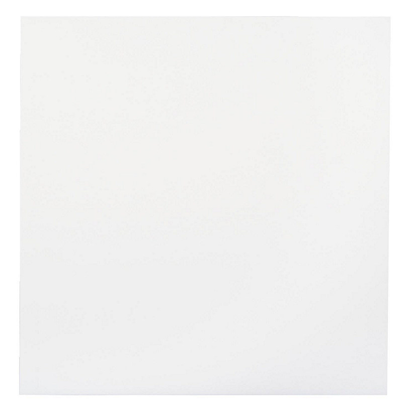 School Smart Folding Bristol Board, 12 x 18 Inches, White, Pack of 100 Image