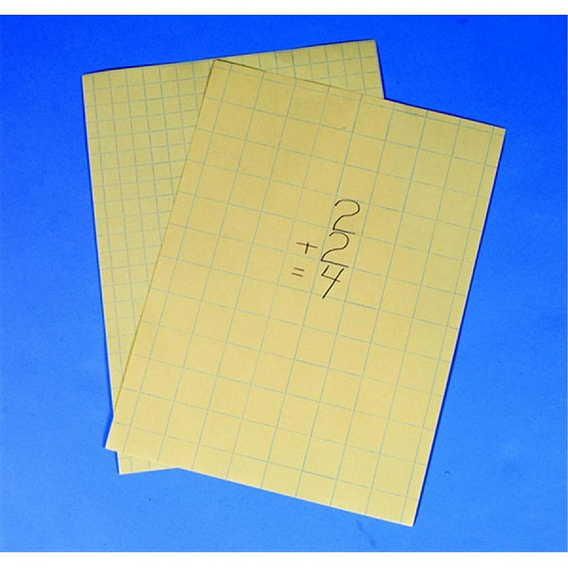 School Smart Graph Paper, 1/2 Inch Rule, 9 x 12 Inches, Manila, 500 Sheets Image