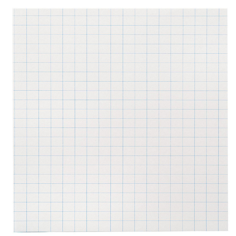 School Smart Graph Paper, 1/2 Inch Rule, 9 x 12 Inches, White, 500 Sheets Image
