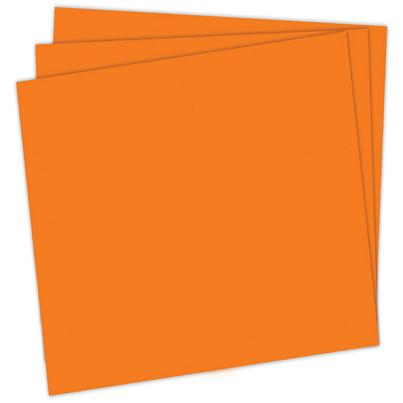 School Smart Railroad Boards, 22 x 28 Inches, 4-Ply, Orange, Pack of 25 Image