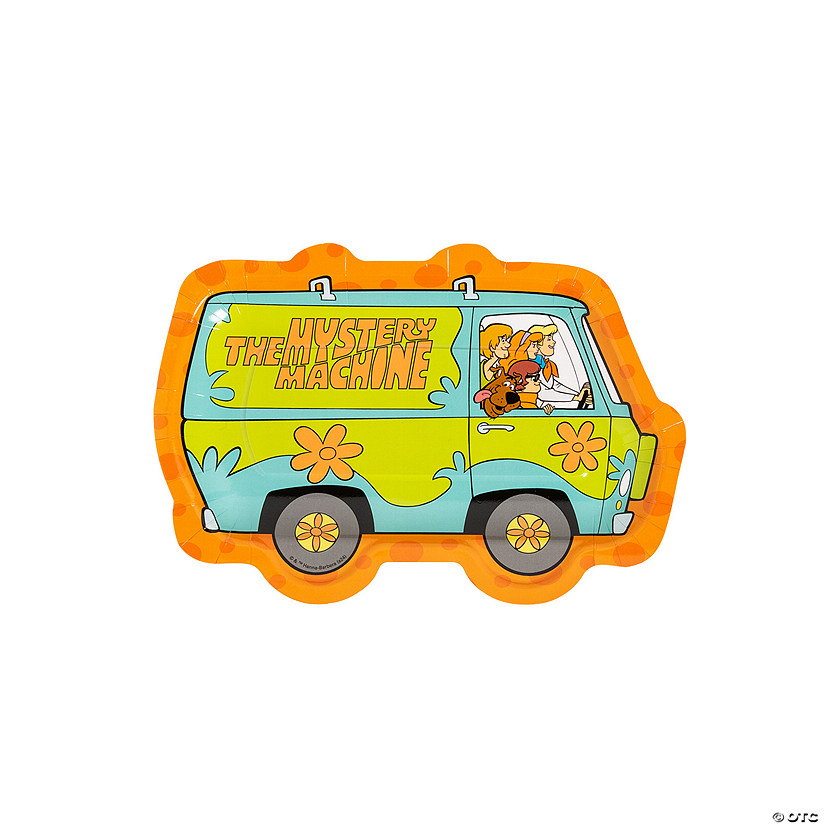 Scooby-Doo!&#8482; Mystery Machine-Shaped Dessert Plates - 8 Ct. Image
