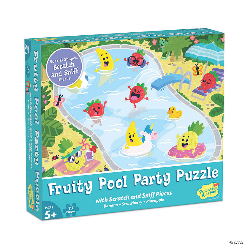 Scratch and Sniff Puzzle: Fruity Pool Party Image